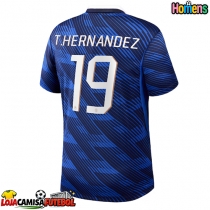 Camisa de Futebol França Theo Hernandez #19 Equipamento Principal Mundo 2026 Manga Curta